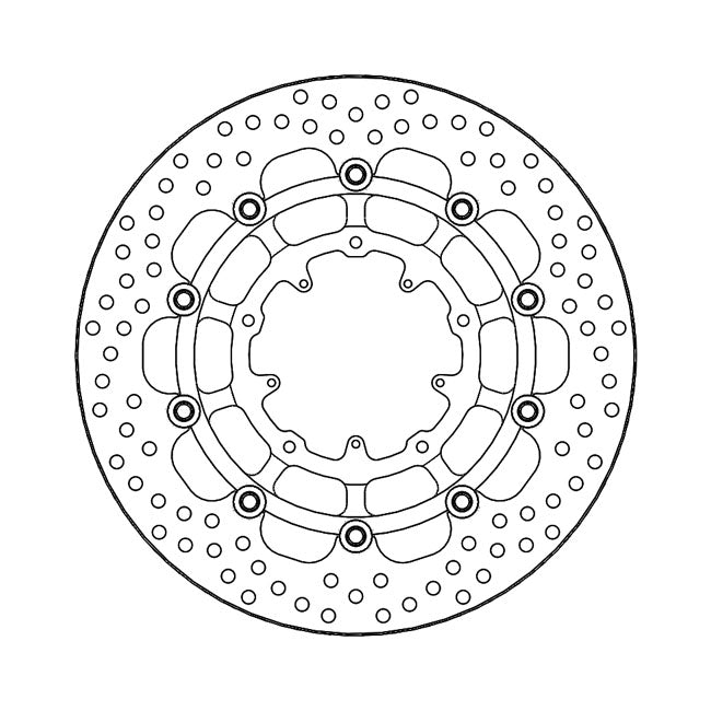 Moto-Master Halo series floating brake rotor BRAKE ROTORS Moto Master