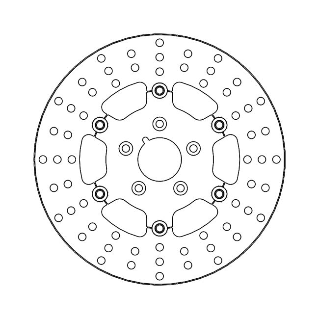 Moto Master Brake Rotor Floating Adrian Round Front Brake Rotors Moto Master