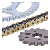 JT/Tsubaki sprocket and chain kit, 525 Sigma gold X-ring Sprocket and chain kits Jt Sprockets