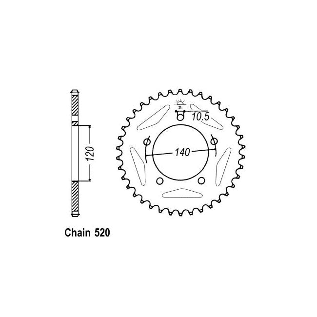 JT rear sprocket 1793.43 SPROCKETS TRANSMISSION Jt Sprockets