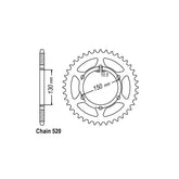JT rear sprocket 305.46 SPROCKETS TRANSMISSION Jt Sprockets