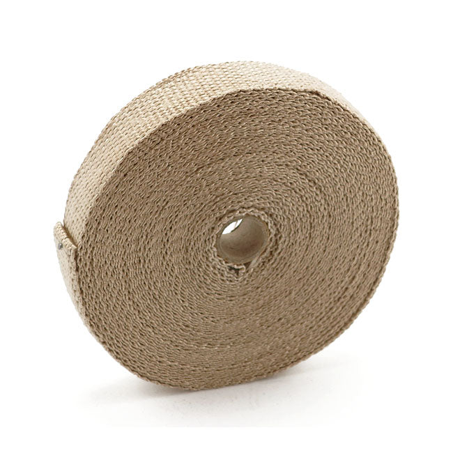 Exhaust Insulating Wrap. 1" Wide Light Brown Exhaust Insulating Wraps Mcs
