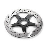 Kustom Tech Front Left Brake Rotor 11.5" Stainless 3/8 Hole Diameter, Black Center Brake Rotors 11.5 Inch Kustom Tech