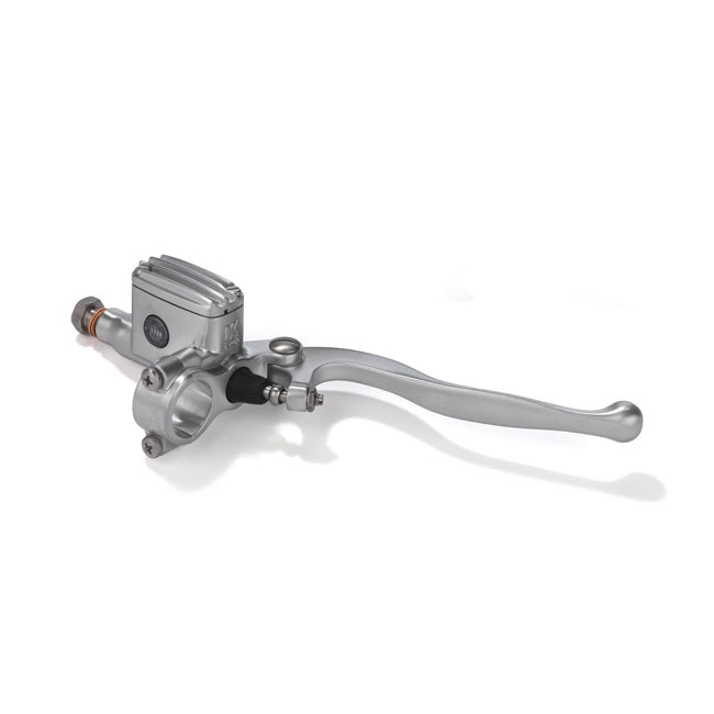 Classic Handlebar Master Cylinder 12mm For 1" Handlebar, Satin Master Cylinder Kustom Tech