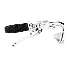 Kustom Tech Classic Handlebar Master Cylinder 14mm For 1" Handlebar, Polished Brake Master Cylinders Kustom Tech
