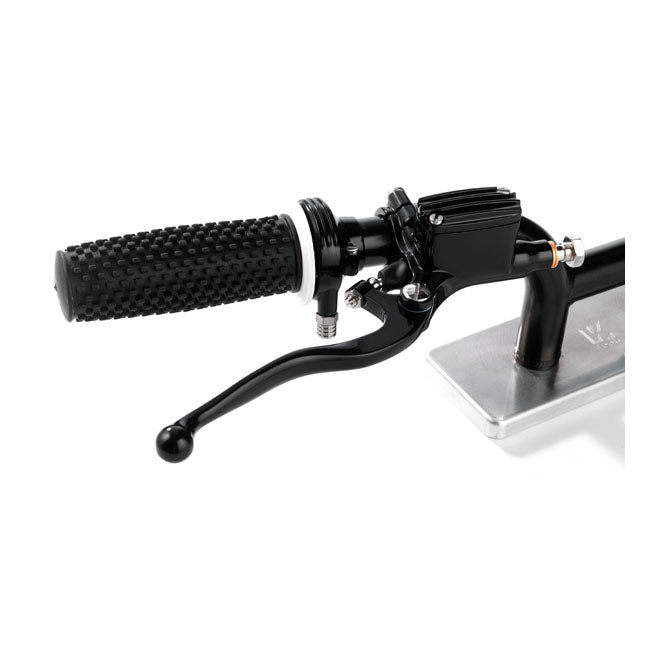 Classic Handlebar Master Cylinder 14mm For 1" Handlebar, Black Anodized Master Cylinder Kustom Tech Default Title
