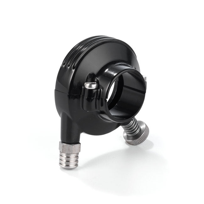 7/8" Deluxe Throttle Housing, Black Anodized Throttle Bodies Kustom Tech Default Title