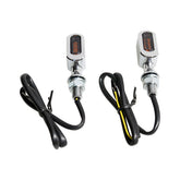 Fastline, Led Turn Signal Set. Chrome, Smoke Lens Turn Signals Led Mcs