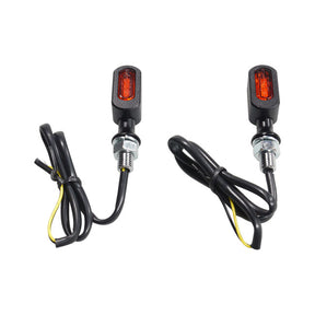 Fastline, Led Turn Signal Set. Black, Amber Lens Turn Signals Led Mcs