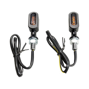 Fastline, Led Turn Signal Set. Black, Smoke Lens Turn Signals Led Mcs