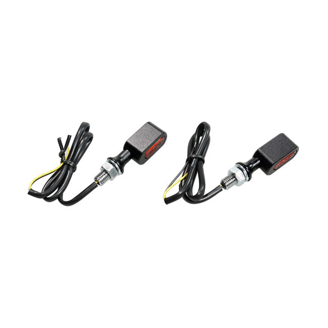 Fastline, Led 3 1 Taillight/Turn Signals. Black/Amber Lens Taillight/Turn Signals Combo Mcs