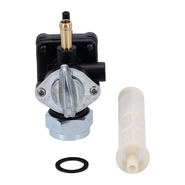 Oem Style Vacuum Petcock. Black Petcocks Mcs