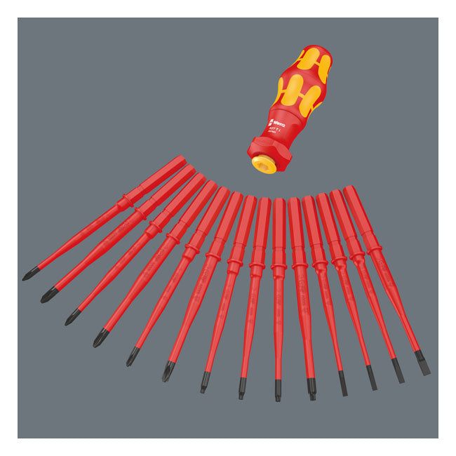 Wera Kraftform kompakt turbo i 1 16pc screwdriver set Screwdrivers Wera