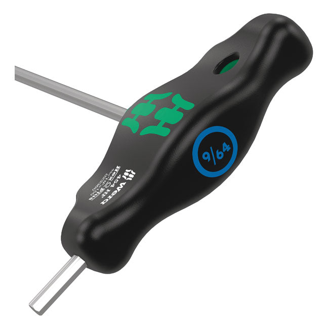 Wera HF T-handle hexdriver series 454 Size 9/64" T-HANDLES Wera