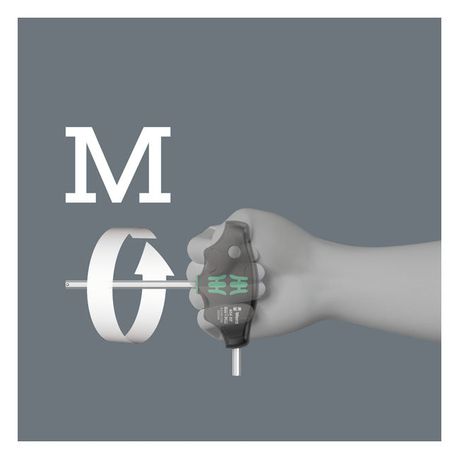 Wera HF T-handle hexdriver series 454 Size 5/16" T-HANDLES Wera