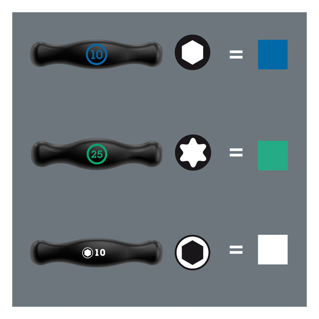 Wera HF T-handle TX25 Torx® driver series 467 T-HANDLES Wera
