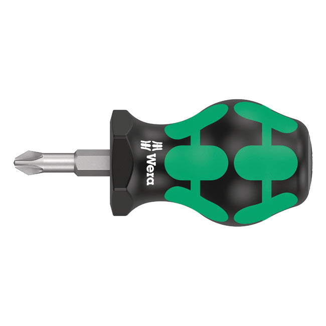 Wera Stubby screwdriver series 355 PZ2 for Pozidriv screws Screwdrivers Wera