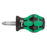 Wera Stubby screwdriver series 355 PZ3 for Pozidriv screws Screwdrivers Wera