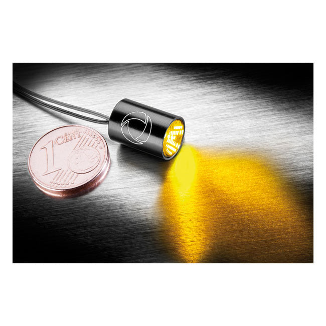 Kellermann, Atto® Integral turn signal. Black, clear lens TURN SIGNALS Kellermann