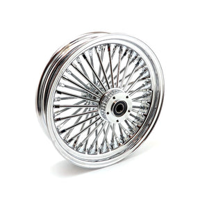 Mcs Radial 48 Fat Spoke Front Wheel 3.50 X 16 Df Chrome Front Wheels 16 Inch Mcs