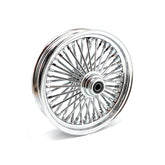 Mcs Radial 48 Fat Spoke Front Wheel 3.50 X 16 Sf Chrome Front Wheels 16 Inch Mcs