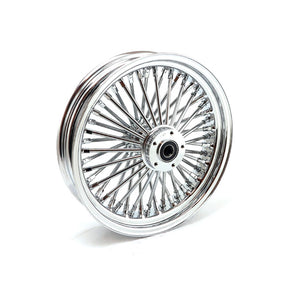 Mcs Radial 48 Fat Spoke Front Wheel 3.50 X 16 Sf Chrome Front Wheels 16 Inch Mcs