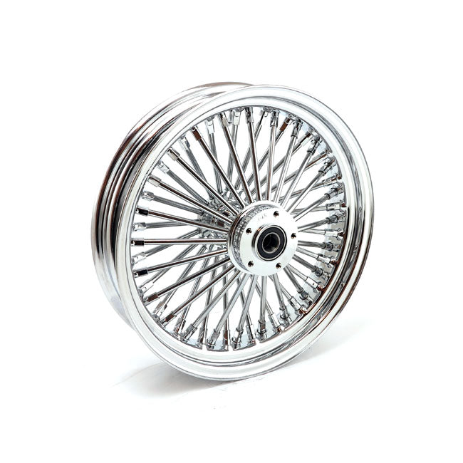 Mcs Radial 48 Fat Spoke Front Wheel 3.50 X 16 Sf Chrome Front Wheels 16 Inch Mcs