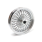 Mcs Radial 48 Fat Spoke Rear Wheel 3.50 X 16 Chrome Rear Wheels 16 Inch Mcs