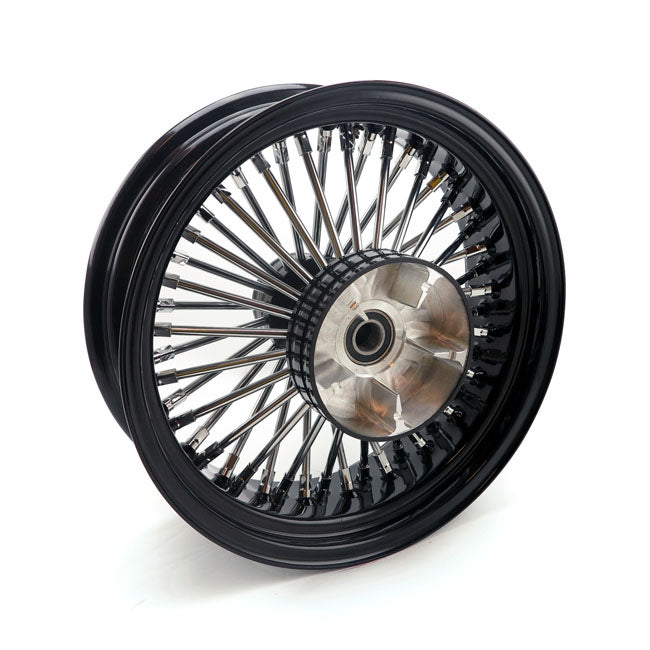 Mcs Radial 48 Fat Spoke Rear Wheel 5.50 X 16 Black Rear Wheels 16 Inch Mcs