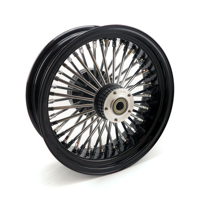 Mcs Radial 48 Fat Spoke Rear Wheel 5.50 X 16 Black Rear Wheels 16 Inch Mcs