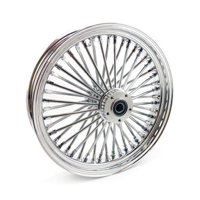 Mcs Radial 48 Fat Spoke Front Wheel 3.50 X 18 Df Chrome Front Wheels 18 Inch Mcs