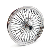 Mcs Radial 48 Fat Spoke Front Wheel 3.50 X 18 Sf Chrome Front Wheels 18 Inch Mcs