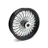 Mcs Radial 48 Fat Spoke Rear Wheel 4.25 X 18 Black Rear Wheels 18 Inch Mcs