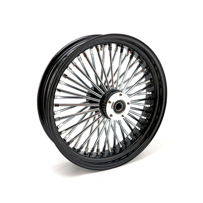 Mcs Radial 48 Fat Spoke Rear Wheel 4.25 X 18 Black Rear Wheels 18 Inch Mcs