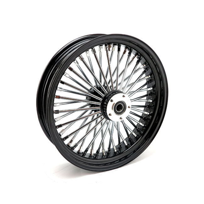 Mcs Radial 48 Fat Spoke Rear Wheel 4.25 X 18 Black Rear Wheels 18 Inch Mcs