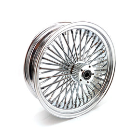 Mcs Radial 48 Fat Spoke Rear Wheel 5.50 X 18 Chrome Rear Wheels 18 Inch Mcs