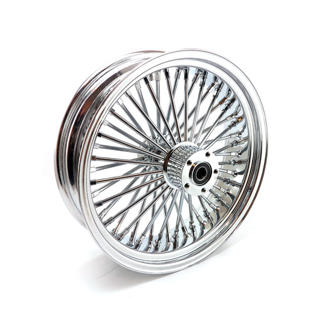 Mcs Radial 48 Fat Spoke Rear Wheel 5.50 X 18 Chrome Rear Wheels 18 Inch Mcs