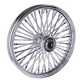 Mcs Radial 48 Fat Spoke Front Wheel 2.15 X 19 Df Chrome Front Wheels 19 Inch Mcs
