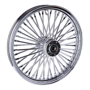Mcs Radial 48 Fat Spoke Front Wheel 2.15 X 19 Df Chrome Front Wheels 19 Inch Mcs