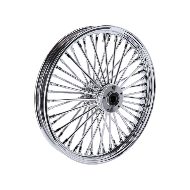 Mcs Radial 48 Fat Spoke Front Wheel 2.15 X 19 Sf Chrome Front Wheels 19 Inch Mcs