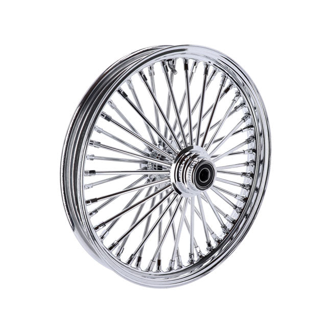 Mcs Radial 48 Fat Spoke Front Wheel 2.15 X 19 Sf Chrome Front Wheels 19 Inch Mcs