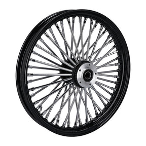 Mcs Radial 48 Fat Spoke Front Wheel 2.15 X 19 Sf Black Front Wheels 19 Inch Mcs