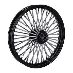 Mcs Radial 48 Fat Spoke Front Wheel 2.15 X 19 Sf Black Front Wheels 19 Inch Mcs