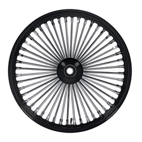 Mcs Radial 48 Fat Spoke Front Wheel 2.15 X 19 Sf Black Front Wheels 19 Inch Mcs