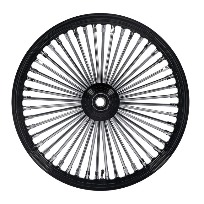 Mcs Radial 48 Fat Spoke Front Wheel 2.15 X 19 Sf Black Front Wheels 19 Inch Mcs