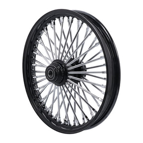 Mcs Radial 48 Fat Spoke Front Wheel 2.15 X 19 Sf Black Front Wheels 19 Inch Mcs