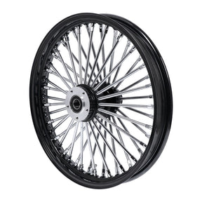 Mcs Radial 48 Fat Spoke Front Wheel 2.15 X 19 Sf Black Front Wheels 19 Inch Mcs