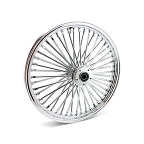 Mcs Radial 48 Fat Spoke Front Wheel 2.15 X 21 Df Chrome Front Wheels 21 Inch Mcs