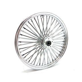 Mcs Radial 48 Fat Spoke Front Wheel 2.15 X 21 Df Chrome Front Wheels 21 Inch Mcs