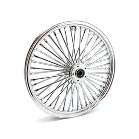 Mcs Radial 48 Fat Spoke Front Wheel 2.15 X 21 Sf Chrome Front Wheels 21 Inch Mcs